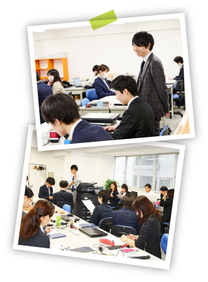 新教育総合研究会株式会社 教室長の働く様子